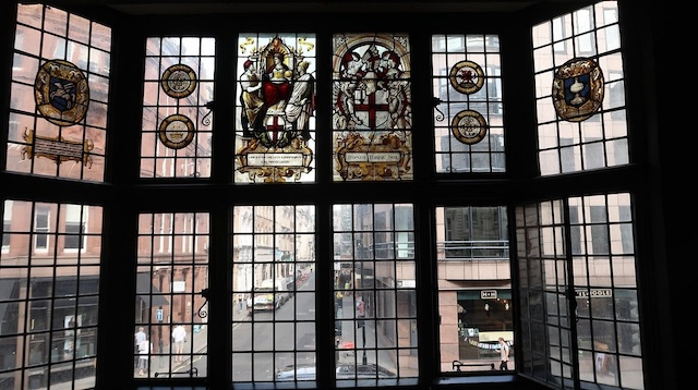 The Jacobean plaster ceiling inside Prince Henry’s Room is a stunning relic from the early 1600s