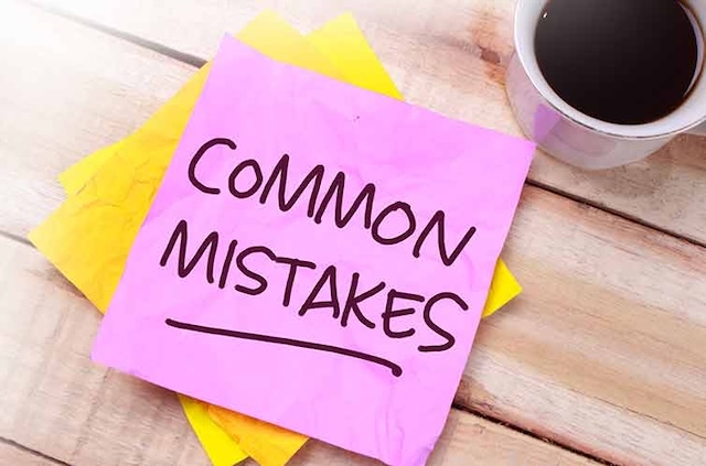 Common Mistakes People Make