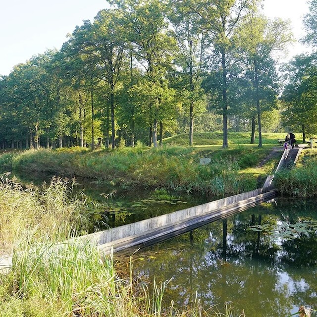 The quiet beauty of the Moses Bridge—an elegant example of sustainable and thoughtful design.