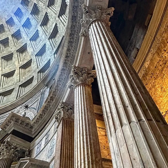 Glimpse the grandeur of Rome’s Pantheon, a marvel that defies time