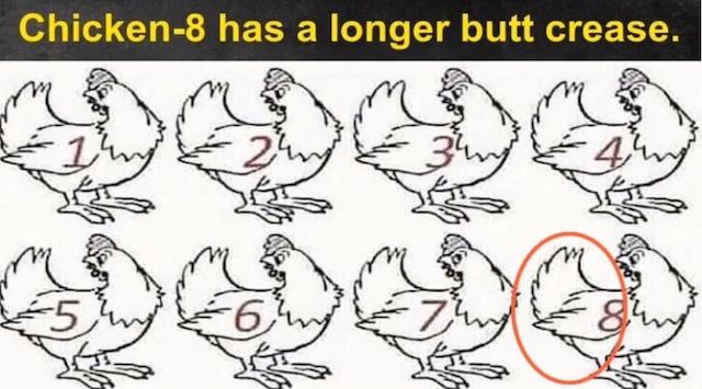 Longer Butt Crease on Chicken 8