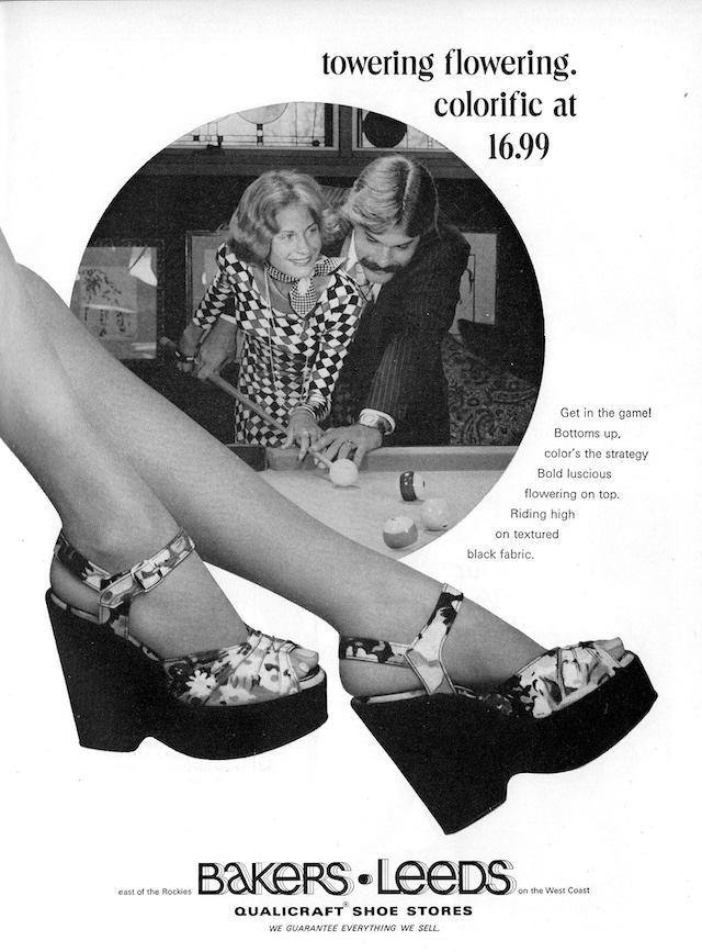 Urban African Americans embraced platform shoes as "the look" in the 1970s.