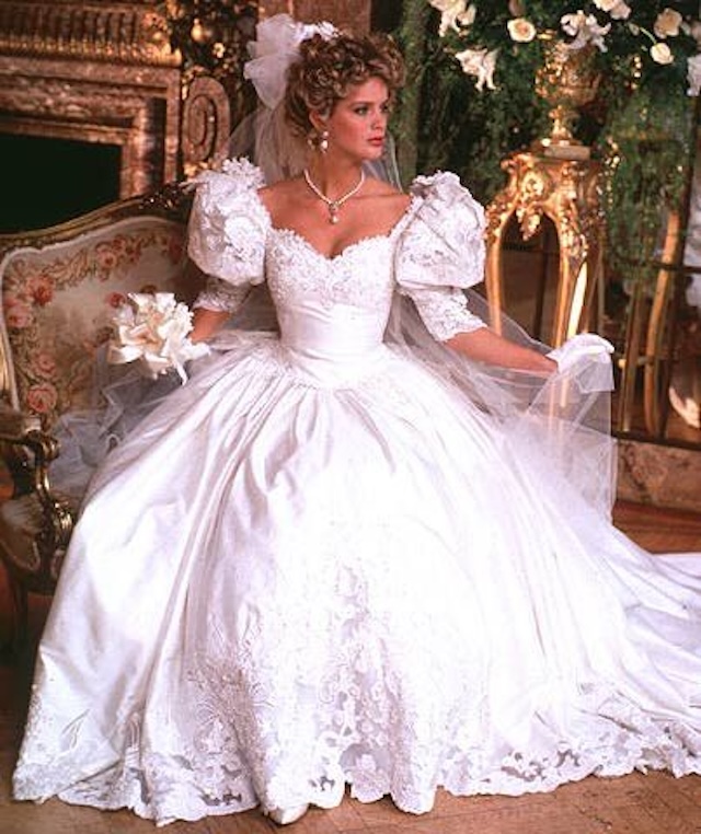 Characteristics of Retro Wedding Dresses from the 80s and 90s