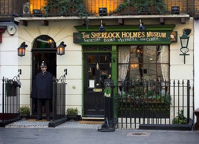 A constable welcomes you to Sherlock’s legendary residence, a must-visit for mystery lovers.