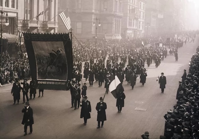 Roots of the Parade in Colonial America