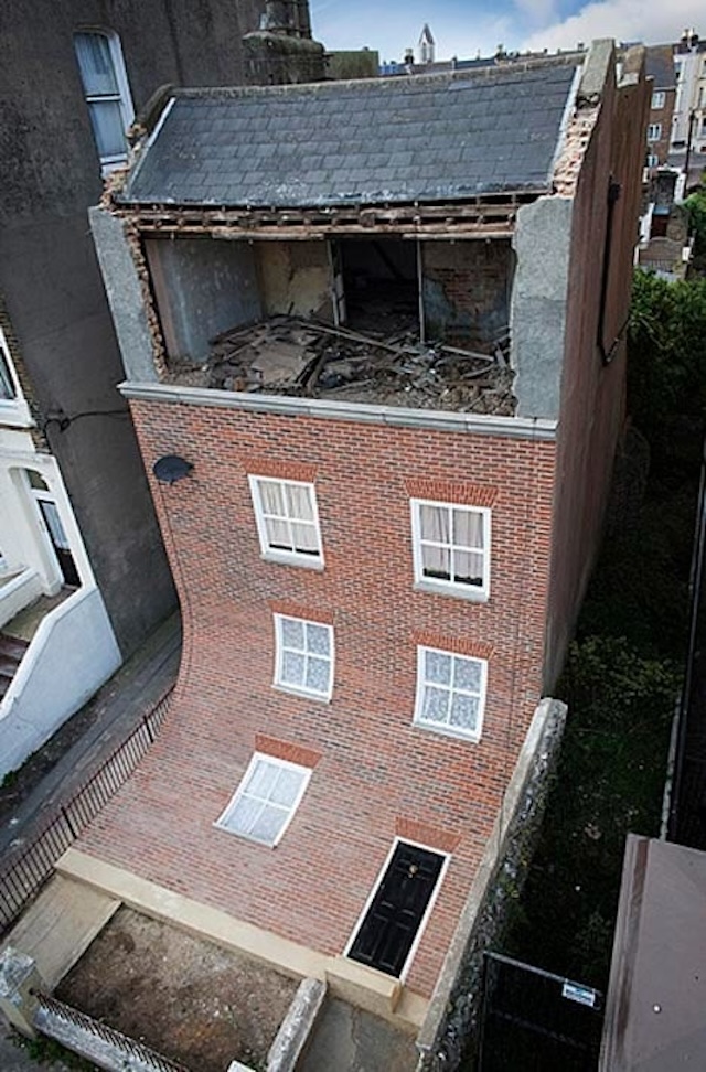 The building’s surreal melting facade symbolizes Margate’s cultural revival.