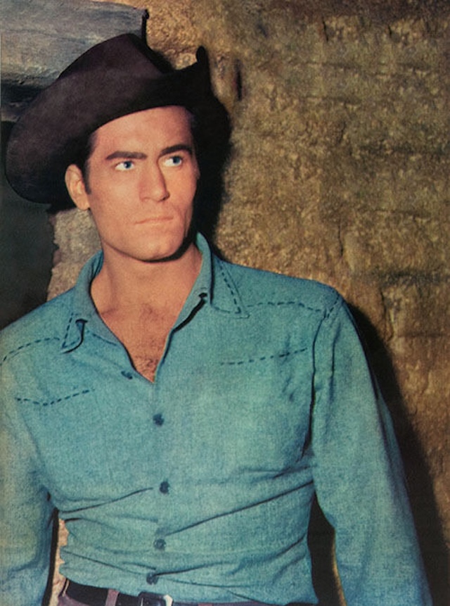 Clint Walker's rugged good looks and stoic demeanor made him a favorite in the golden age of Westerns.