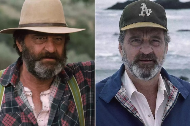 Victor French as Isaiah Edwards - Victor French as the rugged Isaiah Edwards in Little House on the Prairie and his ruggedly handsome look in his later years.