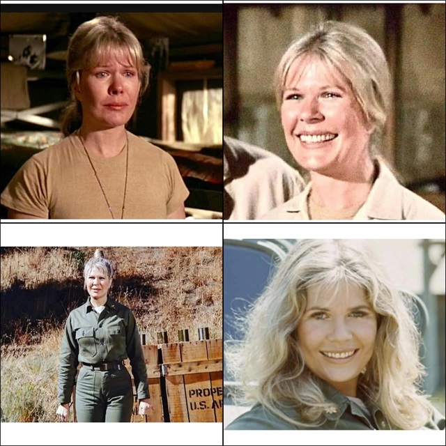 A close-up of Loretta Swit as Margaret Houlihan, showing the character's determination and commitment as the head nurse in M*A*S*H*.