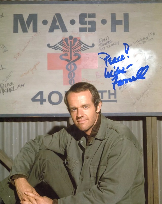 Mike Farrell as Captain B.J. Hunnicutt.