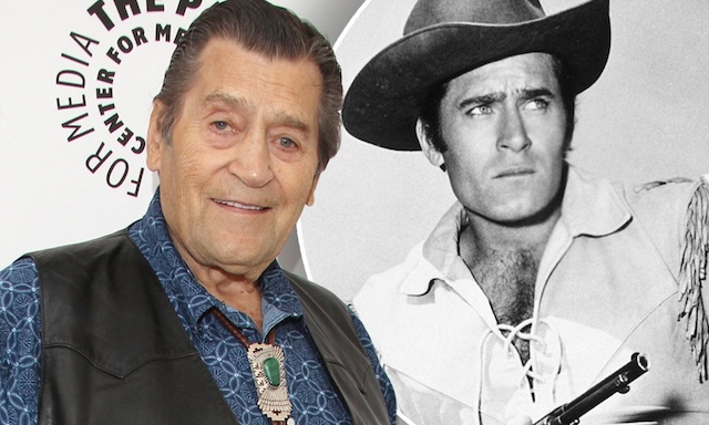 A recent image of Clint Walker juxtaposed with his younger self, paying tribute to his lasting legacy as a Western television icon, particularly for his role in Cheyenne.