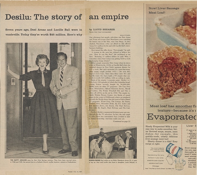 An article discussing the rise of Desilu Productions, the powerhouse behind "I Love Lucy," showcasing the influence of Lucille Ball and Desi Arnaz in television history.