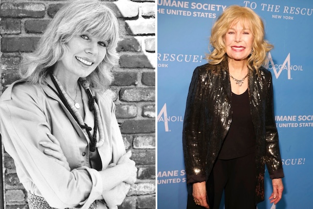 Then and Now - Loretta Swit: A comparison of Loretta Swit in her M*A*S*H days and at a more recent event, showing her enduring grace and beauty throughout the years