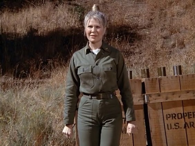 Major Margaret Houlihan in uniform - Loretta Swit as Major Margaret Houlihan in her army uniform, a role that would define her career.