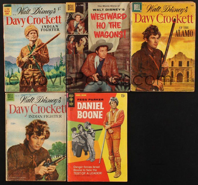 Daniel Boone, caught in the middle of frontier conflicts between settlers and Shawnee warriors, as seen in these classic comic books.