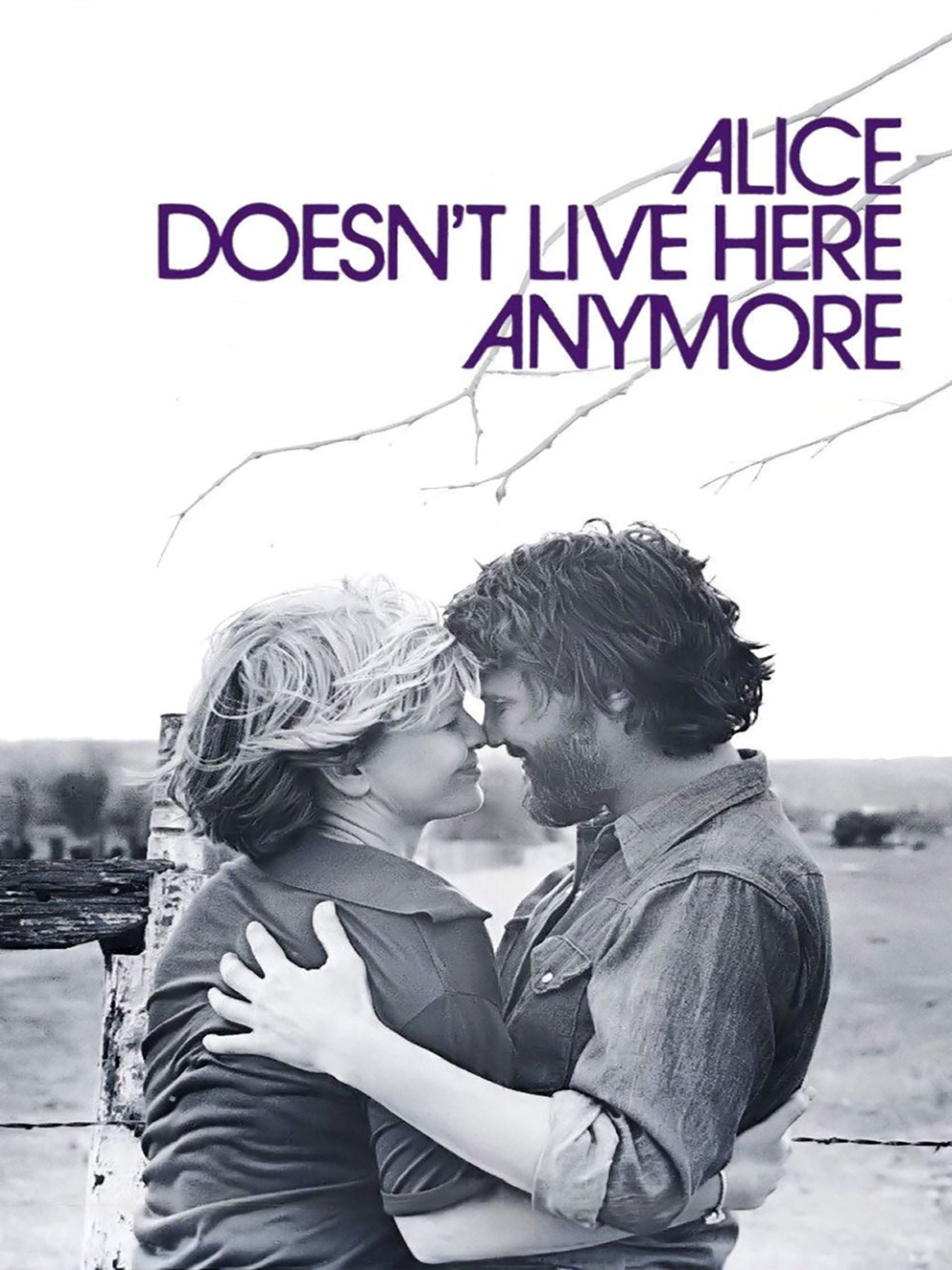 The promotional poster for "Alice Doesn’t Live Here Anymore," the film that started it all, featuring the heartwarming embrace between Ellen Burstyn's character, Alice, and Kris Kristofferson’s character