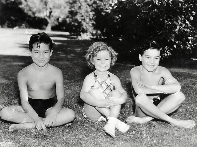 Shirley with her friends at the Beach