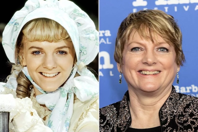 Alison Arngrim as Nellie Oleson – Alison Arngrim's unforgettable role as the mischievous Nellie Oleson left a lasting impression on viewers; here, she’s seen in her earlier years and today.