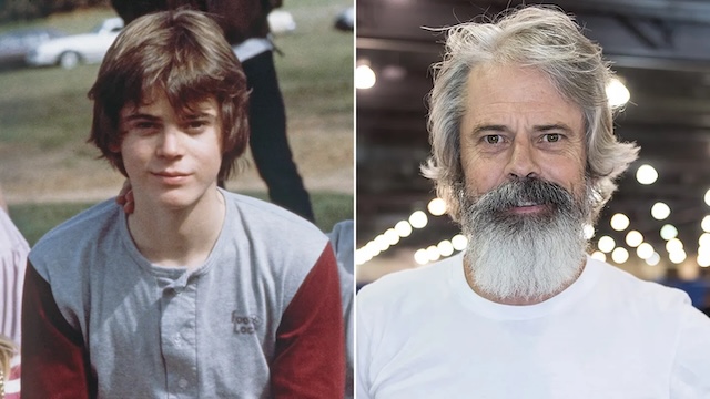 C. Thomas Howell, from his iconic role as Ponyboy Curtis to his modern-day appearance. Howell has embraced a rugged look, showcasing the passage of time