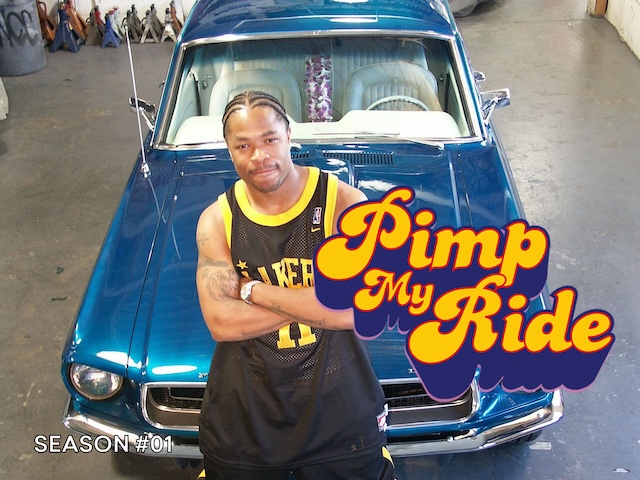 Xzibit from Pimp My Ride, showcasing one of the show's unforgettable car transformations that turned clunkers into extravagant, customized vehicles, creating car culture entertainment