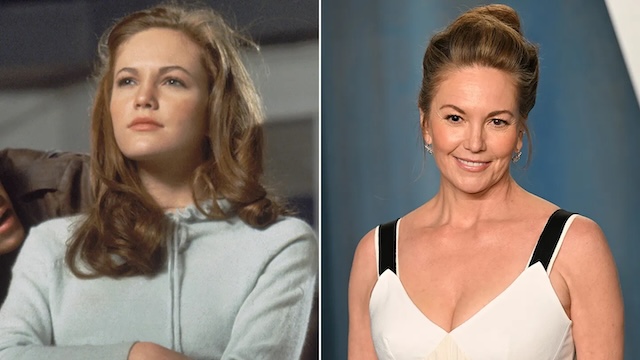 Diane Lane, who played Cherry Valance, then and now. Lane's beauty and talent have continued to shine through her varied roles in Hollywood