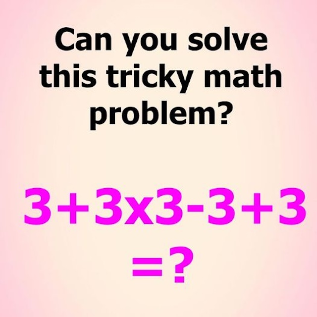 This math problem might seem simple at first glance, but can you solve it correctly without making any mistakes?