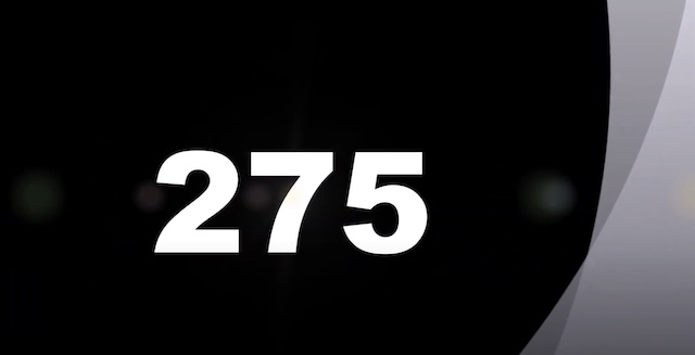 The answer is 275! Did you manage to figure it out using the clues?