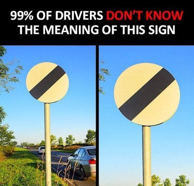 Most drivers are unaware of the true meaning behind this seemingly simple road sign