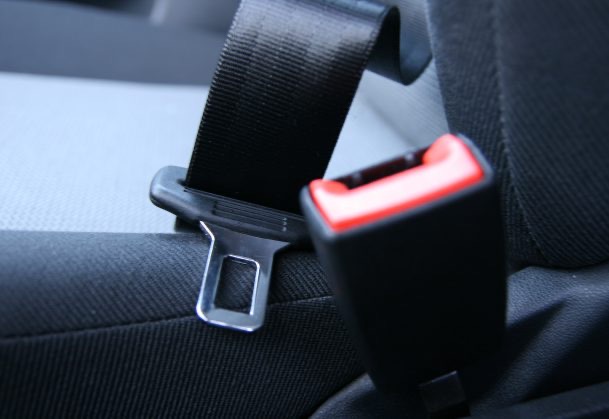 The seatbelt buckle clip is designed to lock securely into the buckle, keeping passengers safe during travel