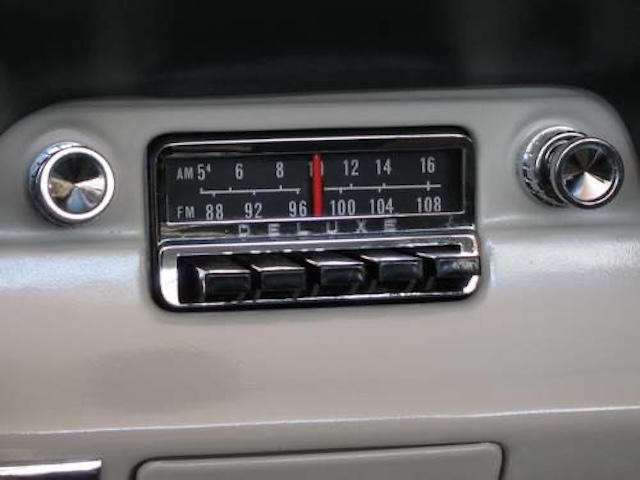 Can you still recall the satisfying click of the vintage Mustang radio buttons?