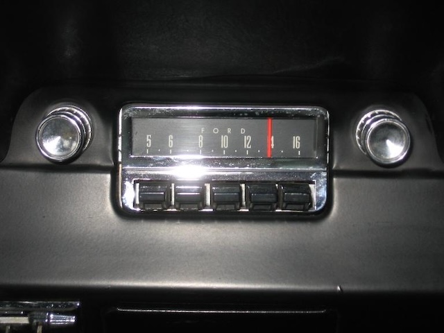 A blast from the past – the vintage Mustang radio that played all the hits