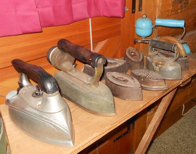 From metal irons to cast-iron versions, these items were once essential household appliances.