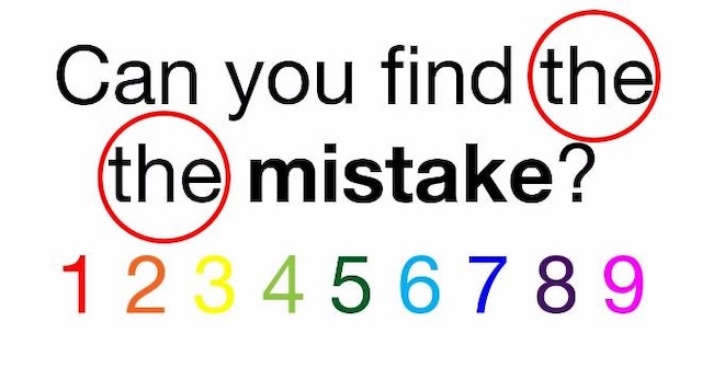 Here’s the answer! Did you notice the extra 'the'? It’s the kind of small detail many people miss!