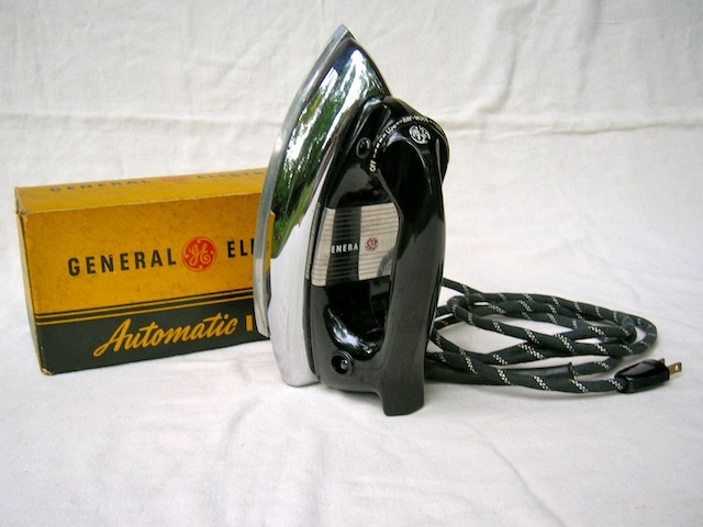 A sleek and durable design, the General Electric automatic iron was the go-to tool for smooth, wrinkle-free clothes in the mid-20th century