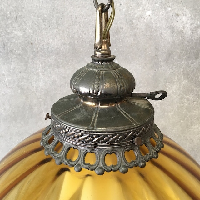 The charm of the past, the glow of nostalgia. Do you recall this lovely lamp that once graced every living room?