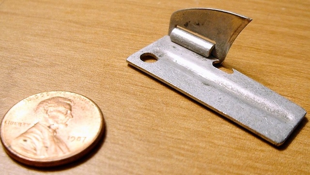 The GI can opener, with its minimalistic construction, was relied upon by countless servicemen and women throughout history