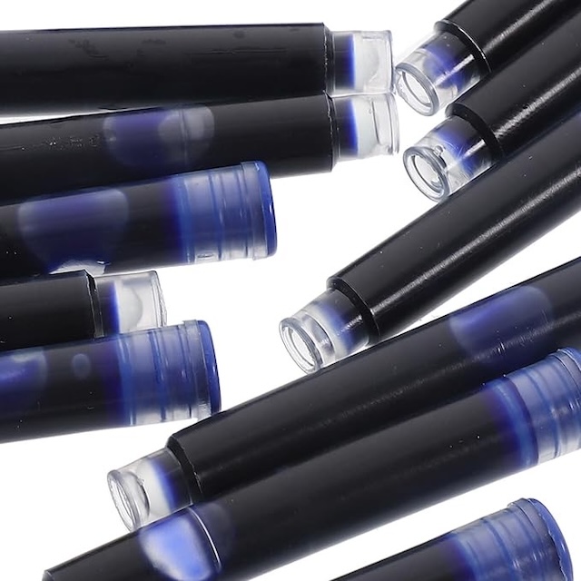 A nostalgic sight for many – fountain pen ink cartridges, once a staple in every student's pencil case