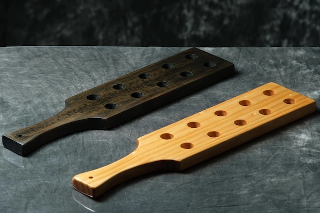 These wooden paddles, though often feared by students, were a staple in classrooms across the country in the past