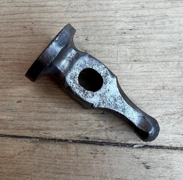 Crafted to create beauty, this vintage hammer head is a reminder of the meticulous art of metal chasing