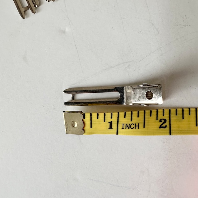 Measuring just a couple of inches, these vintage hairpin clips were small but mighty, keeping hairstyles perfectly in place