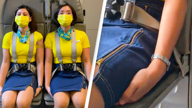 A Flight Attendant on TikTok Reveals the 'Scary' Truth Behind This Safety Protocol During Takeoff and Landing