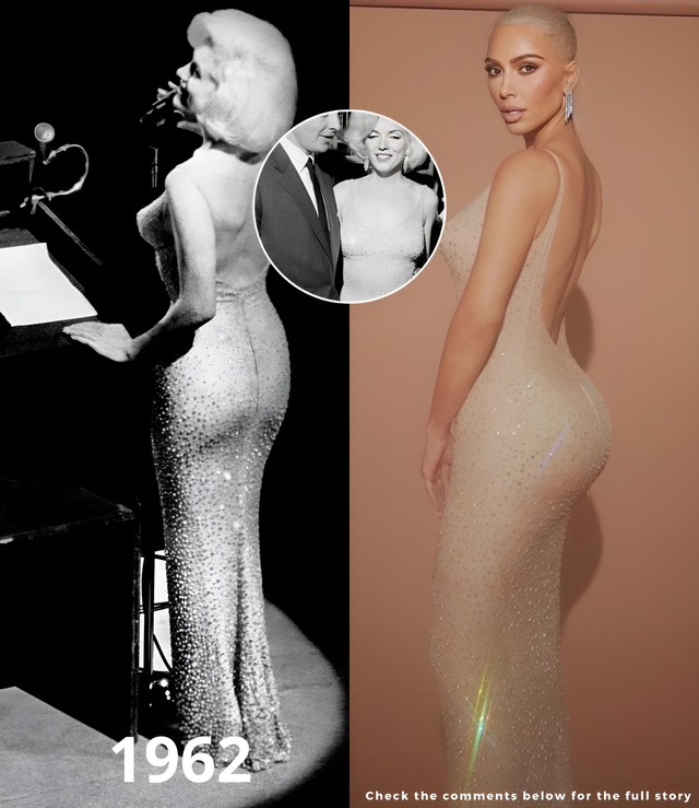 Kim Kardashian Revives an Icon: The Bold Choice to Wear Marilyn Monroe’s Legendary Dress at the Met Gala