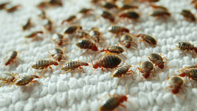 These tiny pests hide in mattresses, bed frames, and even furniture during the day, emerging at night to feed