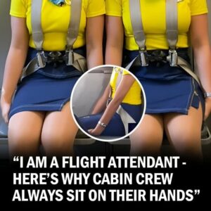 Why Do Cabin Crew Sit On Their Hands During Takeoff and Landing? A Flight Attendant Shares the Insightful Reason