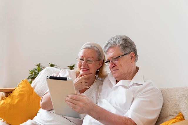 A cozy moment of togetherness captures the comfort of knowing each other deeply—a reminder that love matures with shared experiences and playful banter