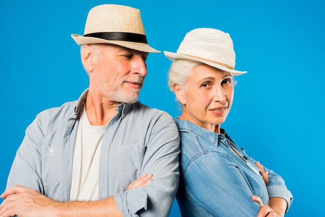 Playful glances and shared inside jokes highlight the unique connection between long-time partners, where humor strengthens their love