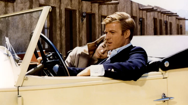 A classic moment from the film that solidified Redford’s place in Hollywood history