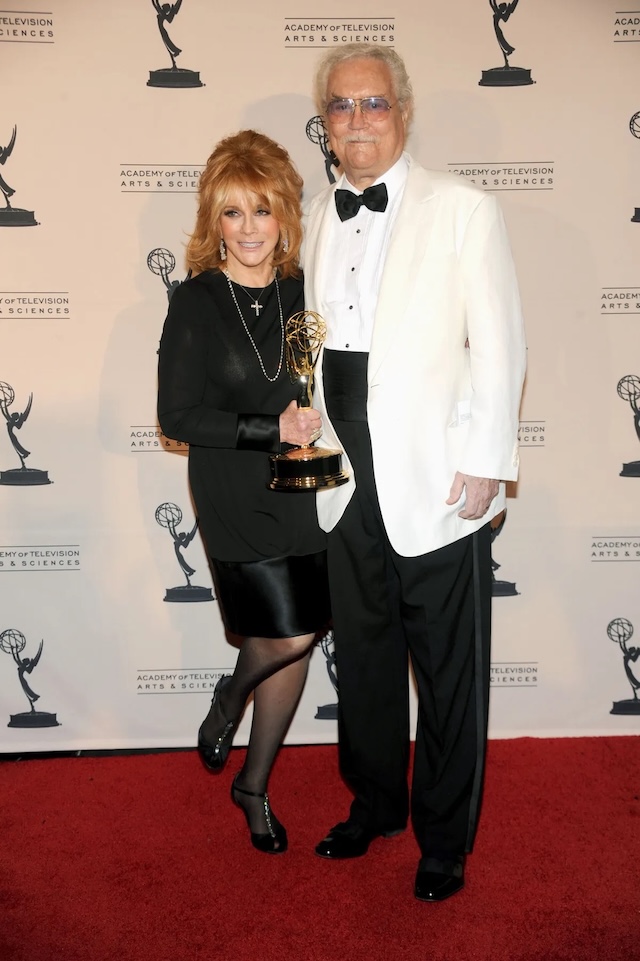 The actress with her husband at the Creative Arts Emmy Awards on August 21, 2010