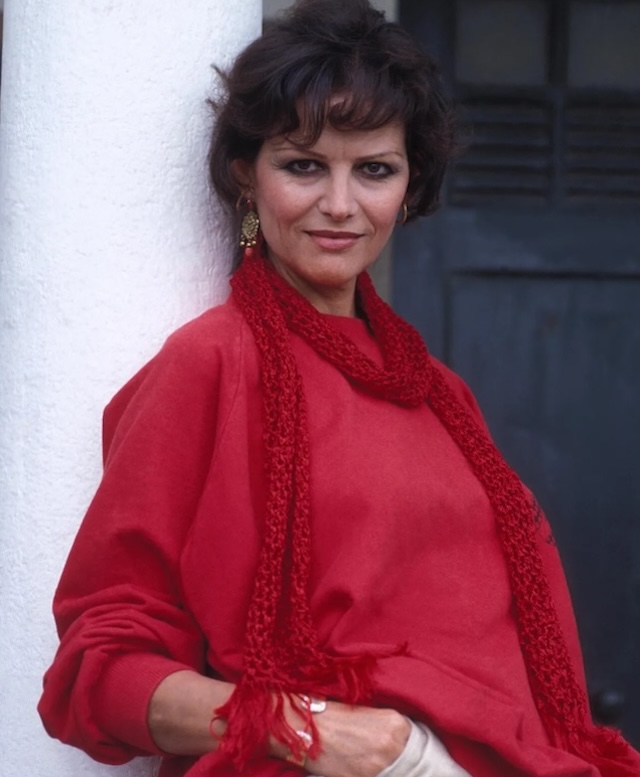 Claudia Cardinale pictured at the Deauville Festival on January 1, 1983, in France