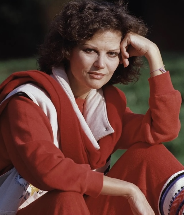 Claudia Cardinale photographed at her home on November 1, 1984, in Rome, Italy